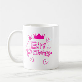 Caneca De Café Pink Girl Power Classic