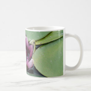 Caneca De Café Pink Lotus Flower Photo Classic White Mug