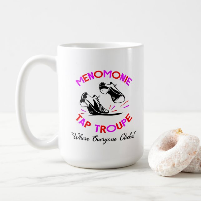 Caneca De Café Pink & Red Mug (Com Donut)