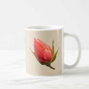 Caneca De Café Pink Rose Bud