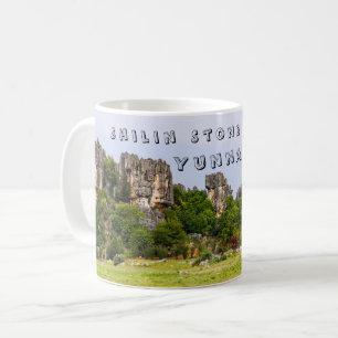 Caneca De Café Pinnáculos Shilin Stone Forest - Yunnan, China,