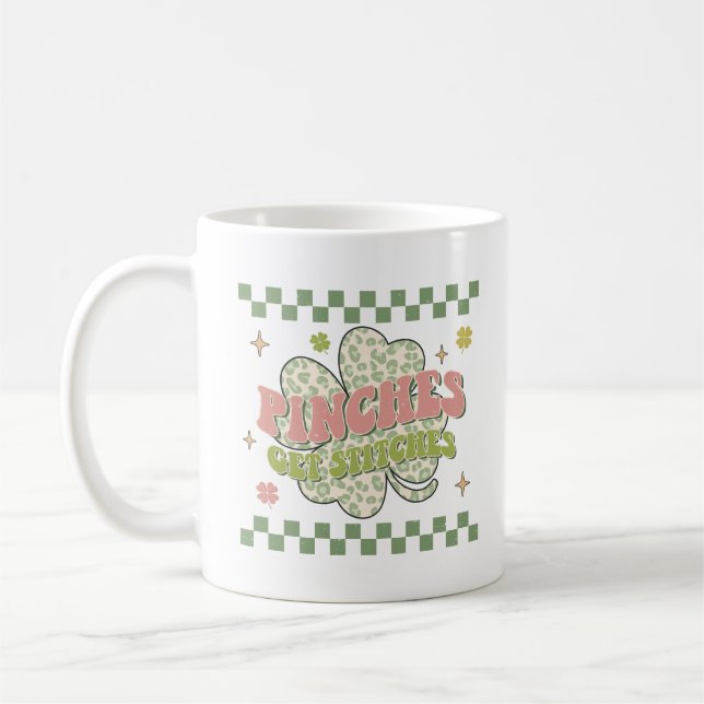 Caneca De Café Pinos Obtêm Pontas (Esquerda)