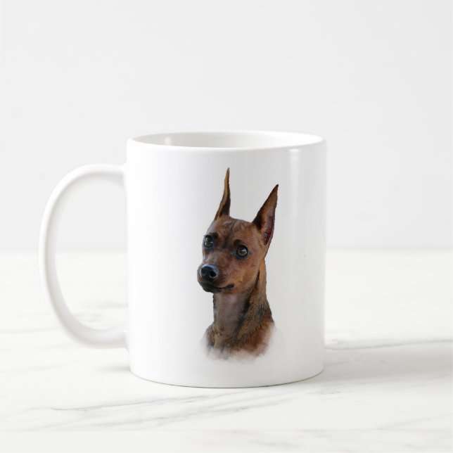 Caneca De Café Pinscher diminuto (Esquerda)