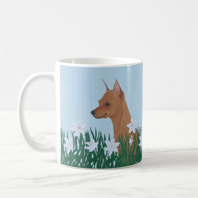 Caneca De Café Pinscher diminuto (Esquerda)
