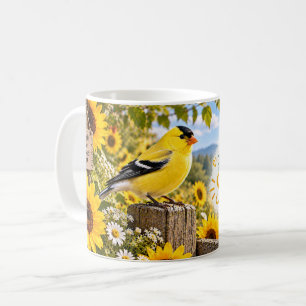 Caneca De Café Pintassilgo Encontre Seu Brilho