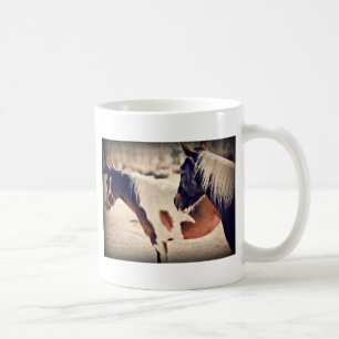 Caneca De Café Pinte cavalos