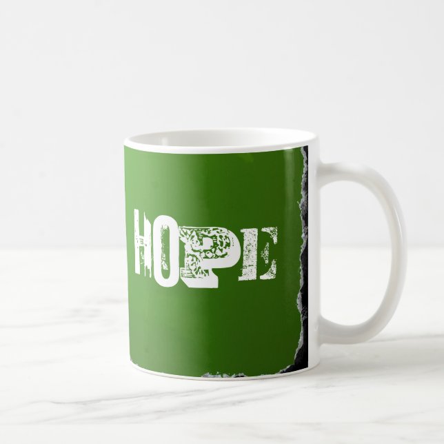 Caneca de café Pinte, escada, Esperança (Direita)