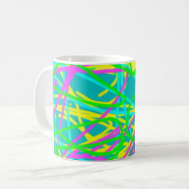 Caneca De Café Pinte Meus Sonhos Padrão de Rabiscos Artes Express