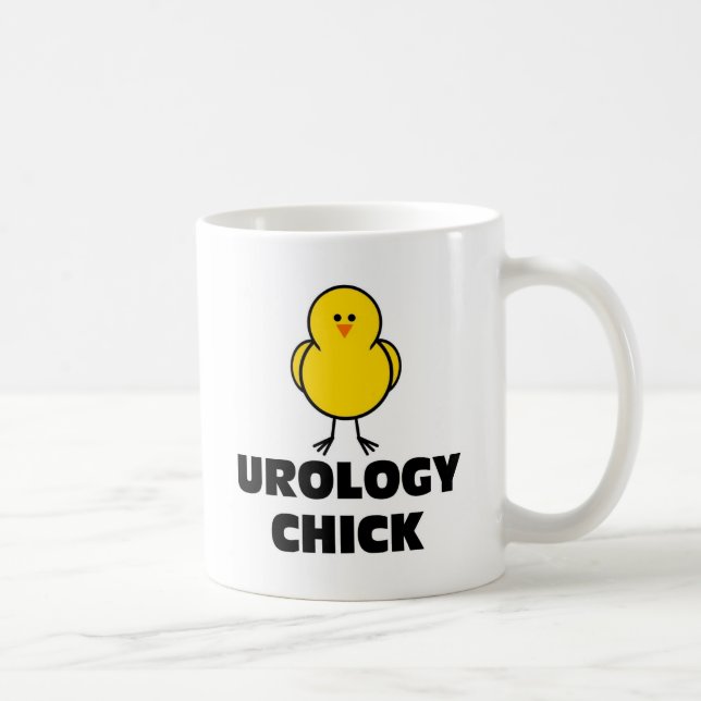 Caneca De Café Pintinho da urologia (Direita)