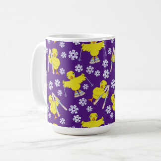 Caneca De Café Pintinho de esqui - Mug de café
