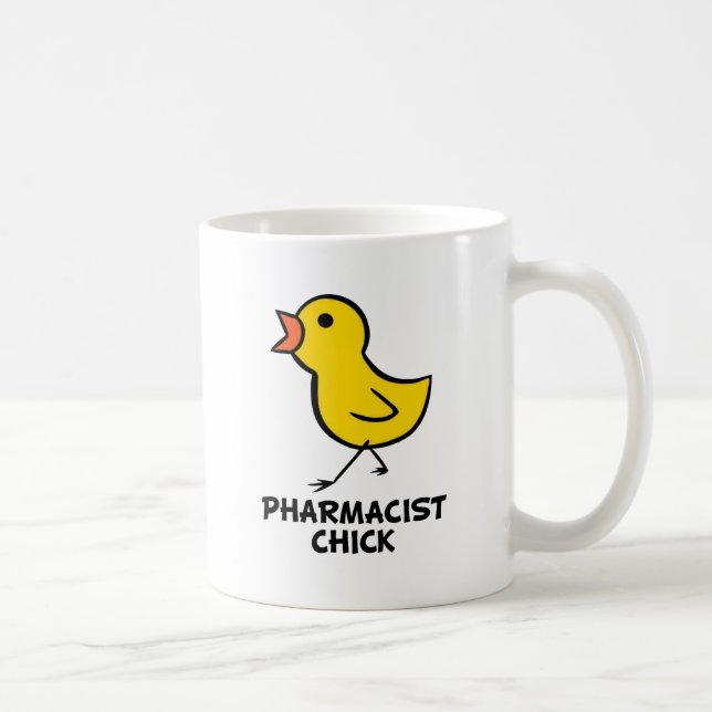 Caneca De Café Pintinho do farmacêutico (Direita)