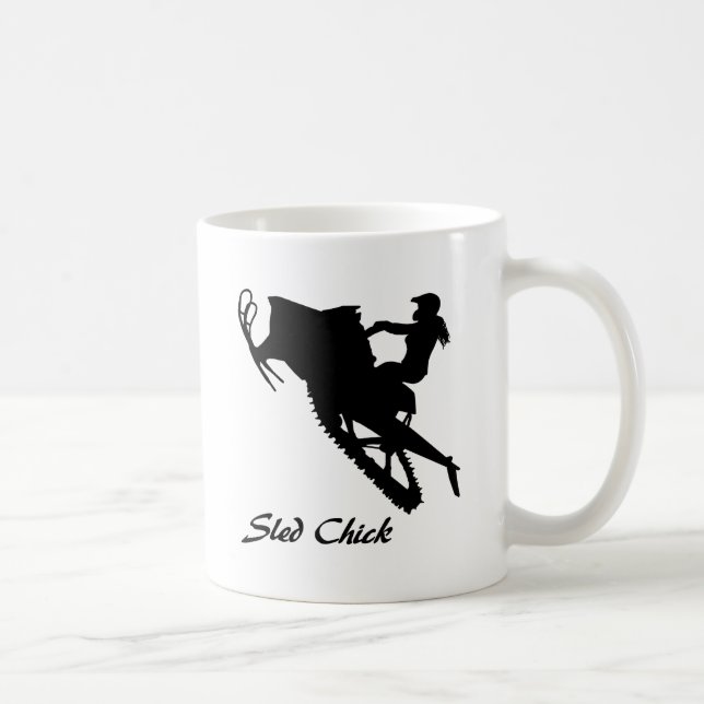 Caneca De Café Pintinho do trenó (Direita)