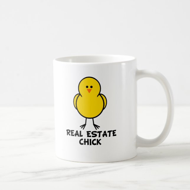 Caneca De Café Pintinho dos bens imobiliários (Direita)