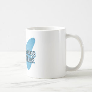 Caneca De Café Pintinho Hippie de Amor de Paz
