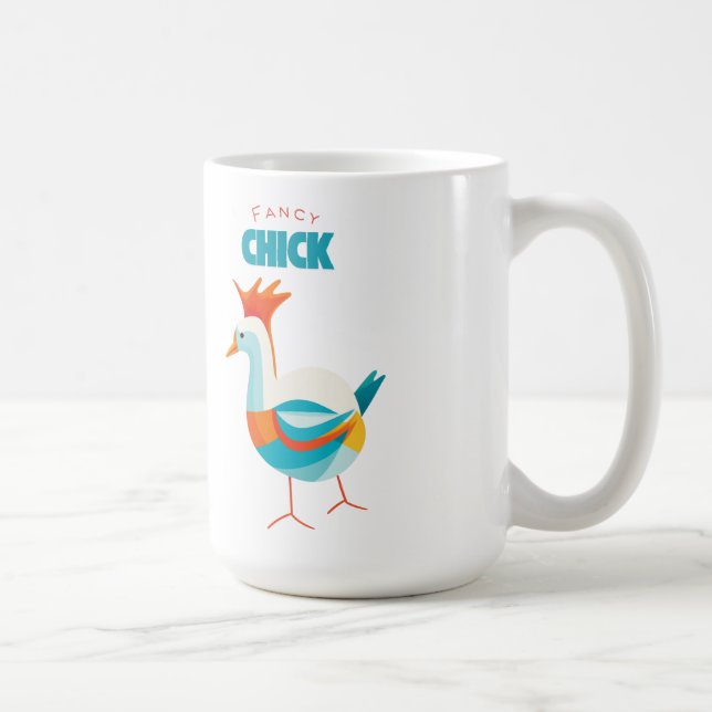 Caneca De Café Pintinho rico (Direita)