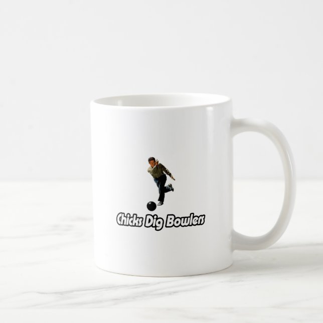 Caneca De Café Pintinhos Dig Bowlers (Direita)