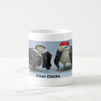 Caneca De Café Pintinhos do motociclista