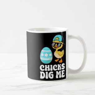 Caneca De Café Pintinhos Felzs pascoa Engraçados Me Encaixem O Ov