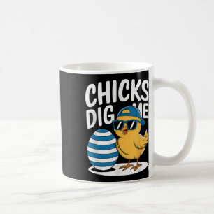 Caneca De Café Pintinhos me entendendo Páscoa Pintinho Engraçado