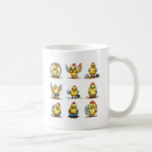 Caneca De Café Pintinhos no Fazer