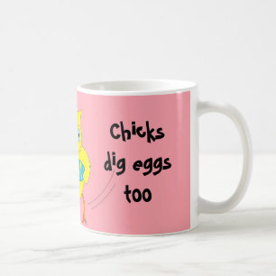 Caneca De Café Pintinhos também gostam de ovos