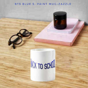 Caneca De Café Pintor BTS-Blue-S