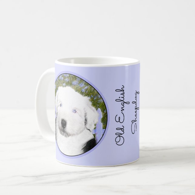 Caneca De Café Pintor de Cachorro - Pintura de Cachorro (Frente Esquerda)