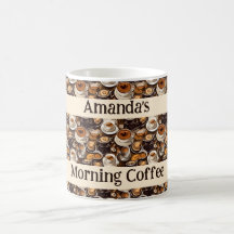 Pintor de óleo de Cappuccino Personalizado