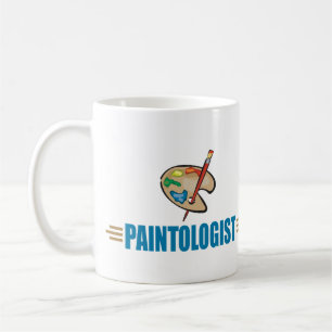 Caneca De Café Pintor Engraçado