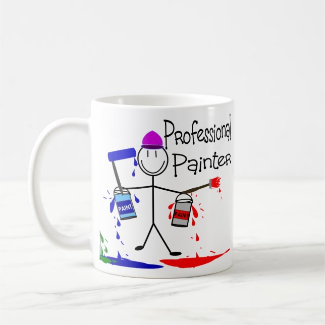 Caneca De Café Pintor profissional (Esquerda)