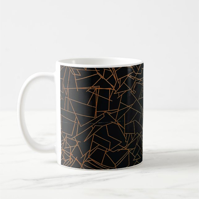Caneca De Café pintura abstrato (Esquerda)
