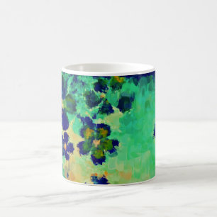 Caneca De Café pintura abstrato Abstrato Art 9.o