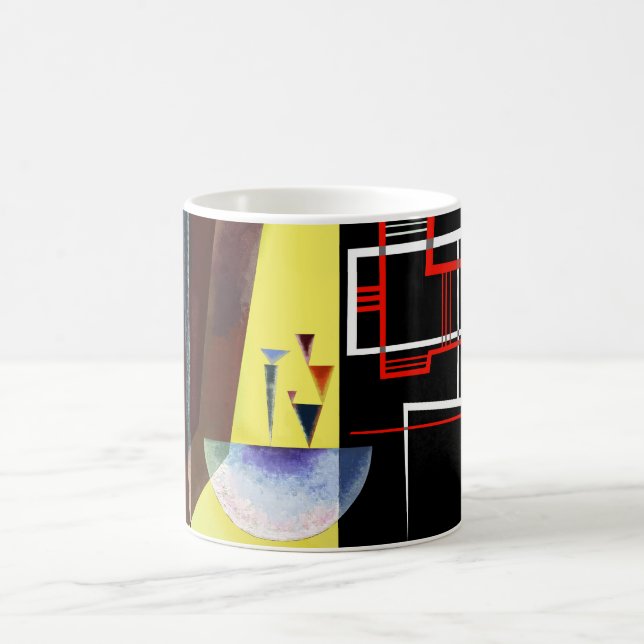 Caneca De Café Pintura Aliança Interior de Wassily Kandinsky (Centro)