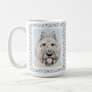 Caneca De Café Pintura Bouvier des Flandres - Arte Cachorra Origi