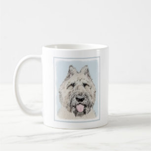 Caneca De Café Pintura Bouvier des Flandres - Arte Cachorra Origi