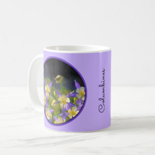 Caneca De Café Pintura Columbina Azul do Colorado - Arte Original