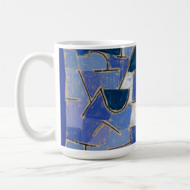 Caneca De Café Pintura da noite azul (1937) de Paul Klee (Esquerda)