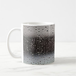 Caneca De Café Pintura de abstrato preto e branco