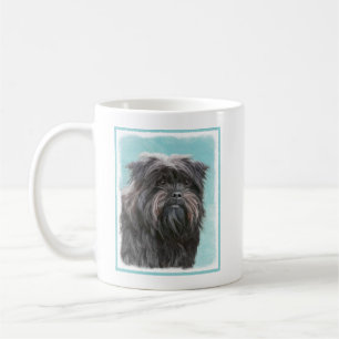 Caneca De Café Pintura de Affenpinscher - Arte de Cachorro Origin