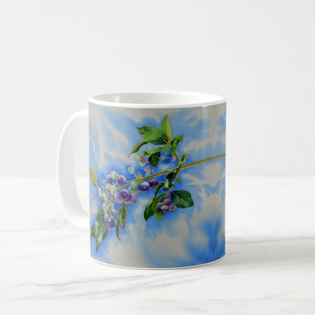 Caneca De Café Pintura de aquarela elegante (Frente Esquerda)