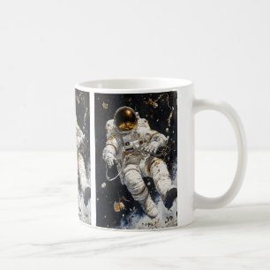 Caneca De Café Pintura de Astronauta