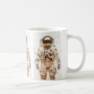 Caneca De Café Pintura de Astronauta