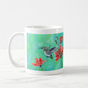 Caneca De Café Pintura de aves e papagaios