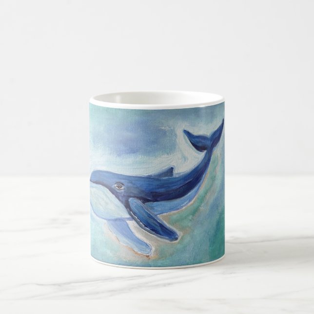Caneca De Café Pintura de Baleia  (Centro)