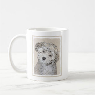 Caneca De Café Pintura De Cachorro Havanês - Arte Cachorra Origin