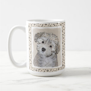 Caneca De Café Pintura De Cachorro Havanês - Arte Cachorra Origin