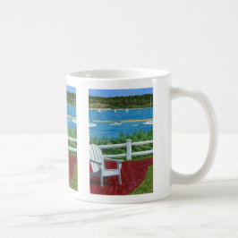 Caneca De Café Pintura de Cadeira Adirondack