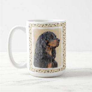 Caneca De Café Pintura de Gordon Setter - Arte de Cachorro Origin