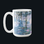 Caneca De Café Pintura de Lírios Aquáticos Impressionista de Clau<br><div class="desc">Pintura de Paisagem Impressionista de Claude Monet - Obras-Primas Clássicas - Série de Pinturas da Natureza de Claude Monet - Pintura de Lírios Aquáticos Impressionista de Claude Monet</div>