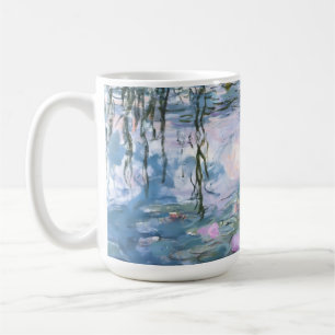 Caneca De Café Pintura de Lírios Aquáticos Impressionista de Clau